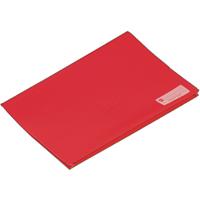 marbig polypick document wallet foolscap red