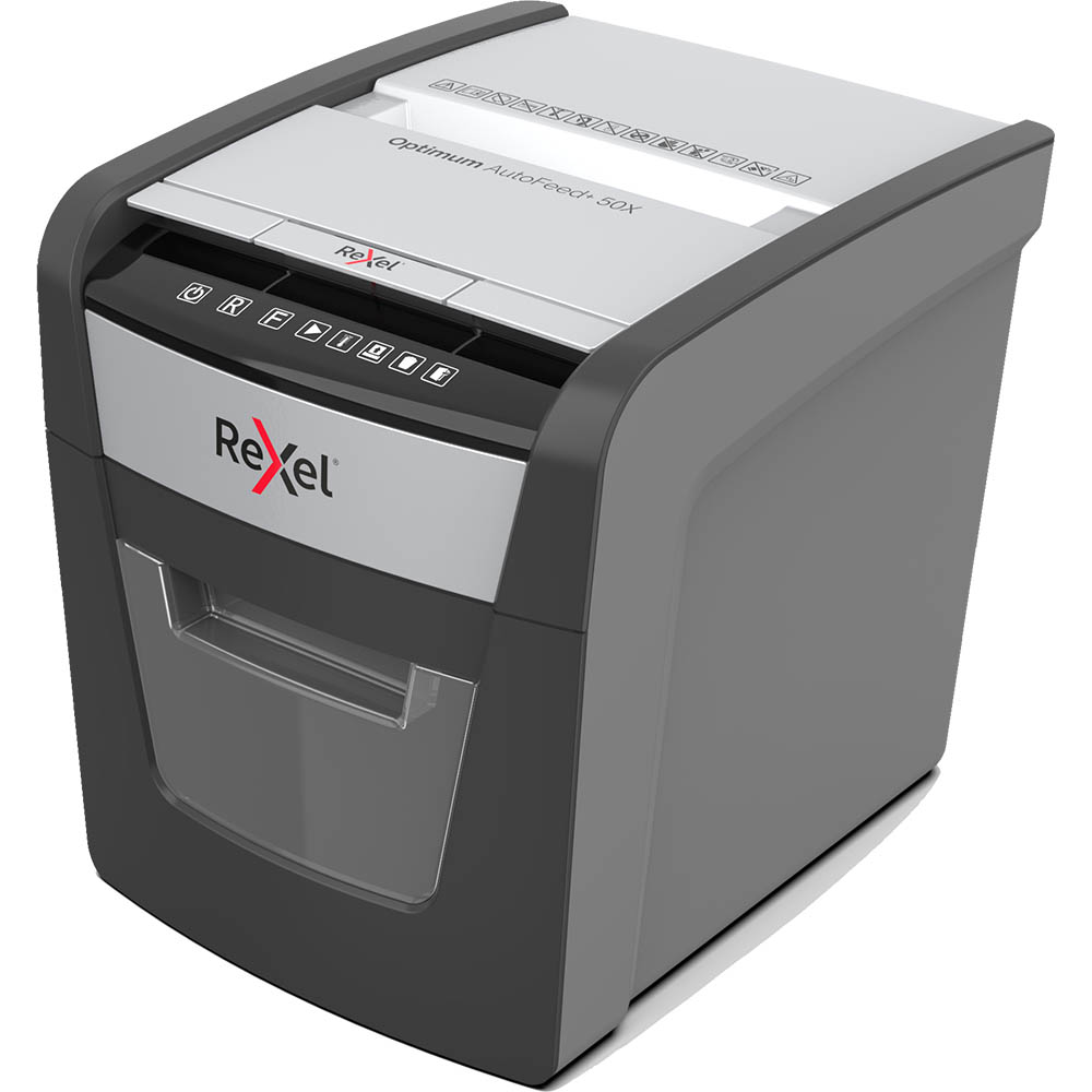 Image for REXEL 50X OPTIMUM AUTO+ CROSS CUT SHREDDER from ALLBIZ Office Supplies