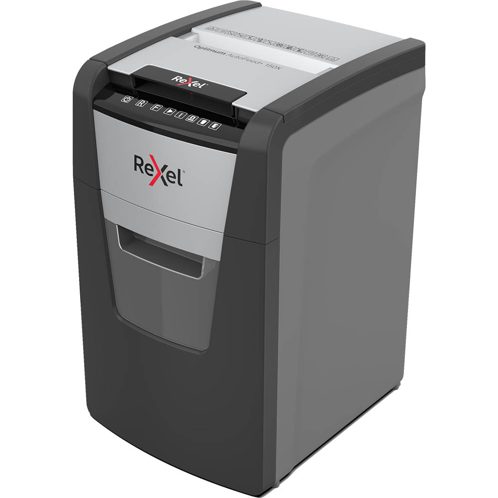 Image for REXEL 150X OPTIMUM AUTO+ CROSS CUT SHREDDER from BusinessWorld Computer & Stationery Warehouse