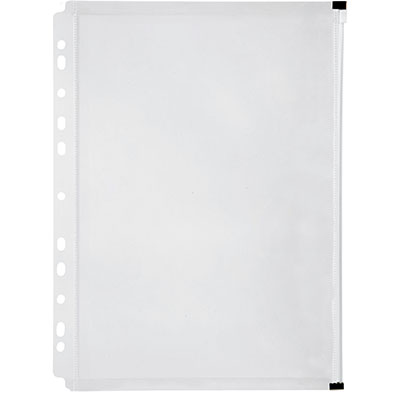 Image for MARBIG BINDER POCKET ZIP CLOSURE A4 CLEAR from Olympia Office Products