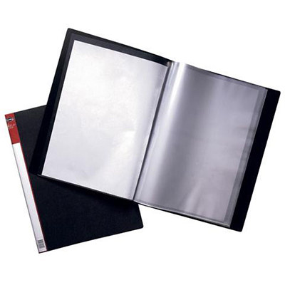 Image for MARBIG CLEARVIEW DISPLAY BOOK NON-REFILABLE 24 POCKET A4 BLACK from That Office Place PICTON