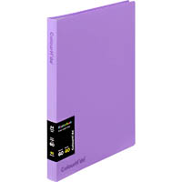 colourhide display book fixed 40 pocket a4 purple