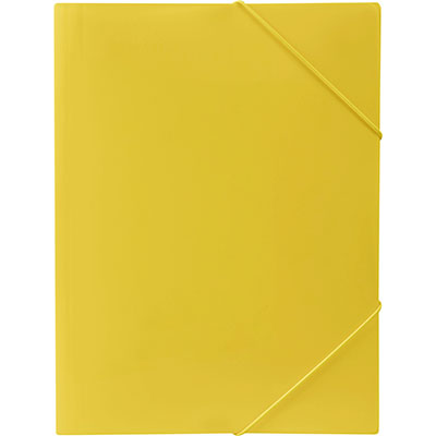 Image for MARBIG DOCUMENT WALLET A4 LEMON from Australian Stationery Supplies