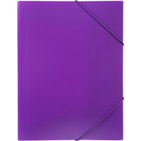 marbig document wallet a4 purple