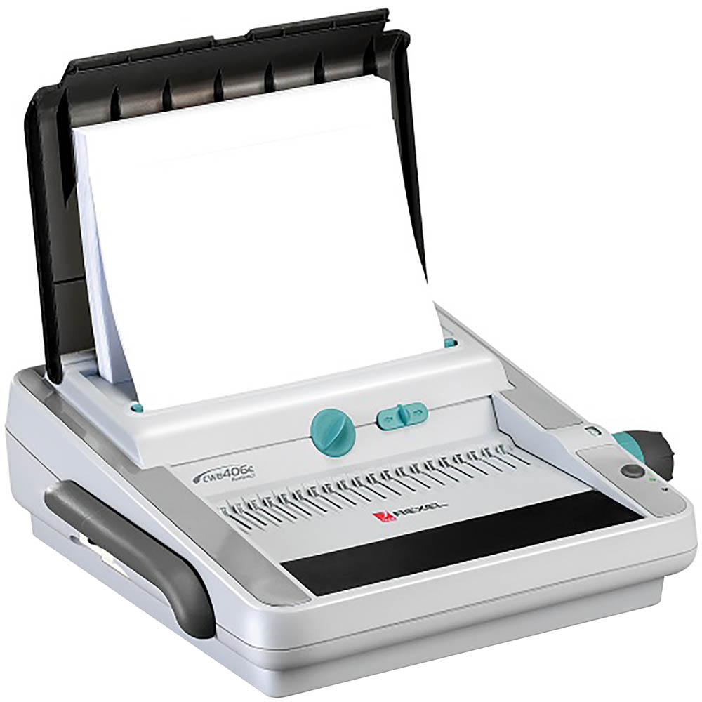 Image for REXEL MULTIBIND CWB406E ELECTRIC BINDING MACHINE PLASTIC COMB GREY from BusinessWorld Computer & Stationery Warehouse