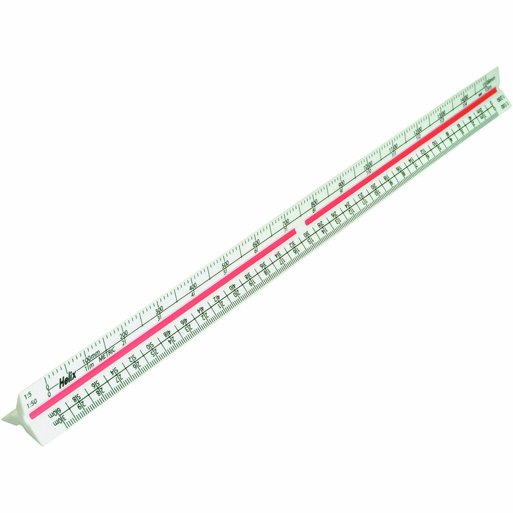 Image for HELIX TRIANGULAR SCALE RULER 300MM from Mitronics Corporation