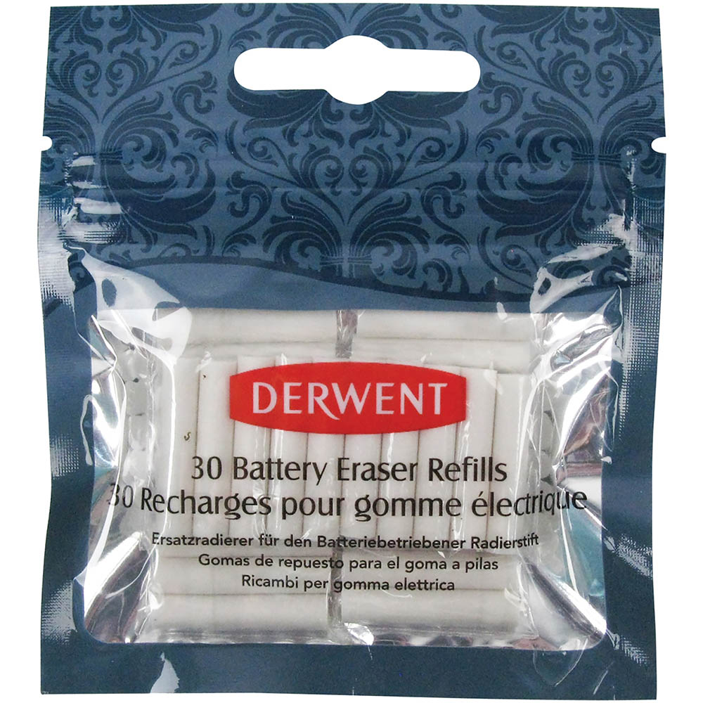Image for DERWENT REPLACEMENT ERASERS PACK 30 from BusinessWorld Computer & Stationery Warehouse