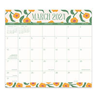 orange circle 24125 magnetic monthly pad modern floral