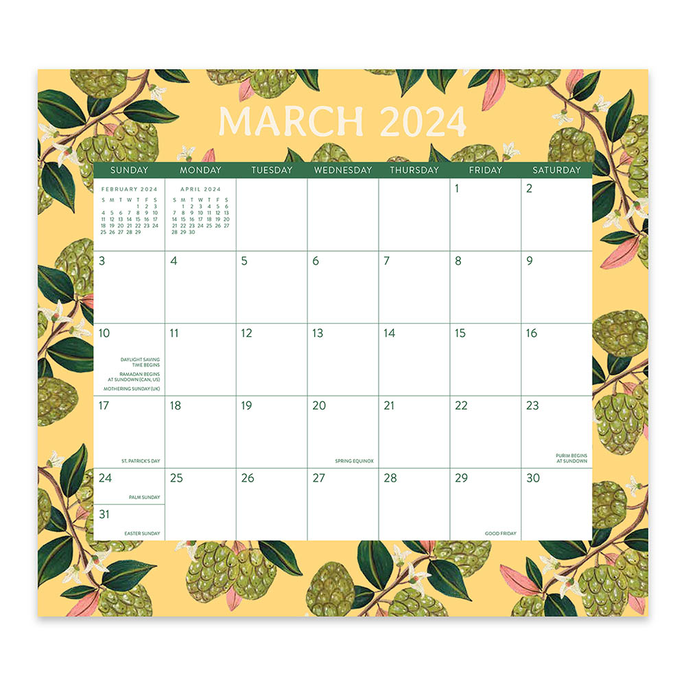 Image for ORANGE CIRCLE 24127 MAGNETIC MONTHLY PAD FRUIT AND FLORA from Challenge Office Supplies