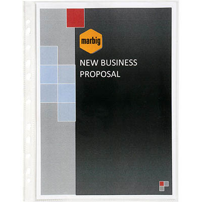 Image for MARBIG HEAVY DUTY COPYSAFE SHEET PROTECTORS A4 BOX 50 from BusinessWorld Computer & Stationery Warehouse
