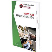 st john first aid reference guide