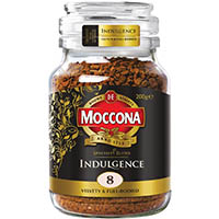 moccona indulgence instant coffee 200g jar
