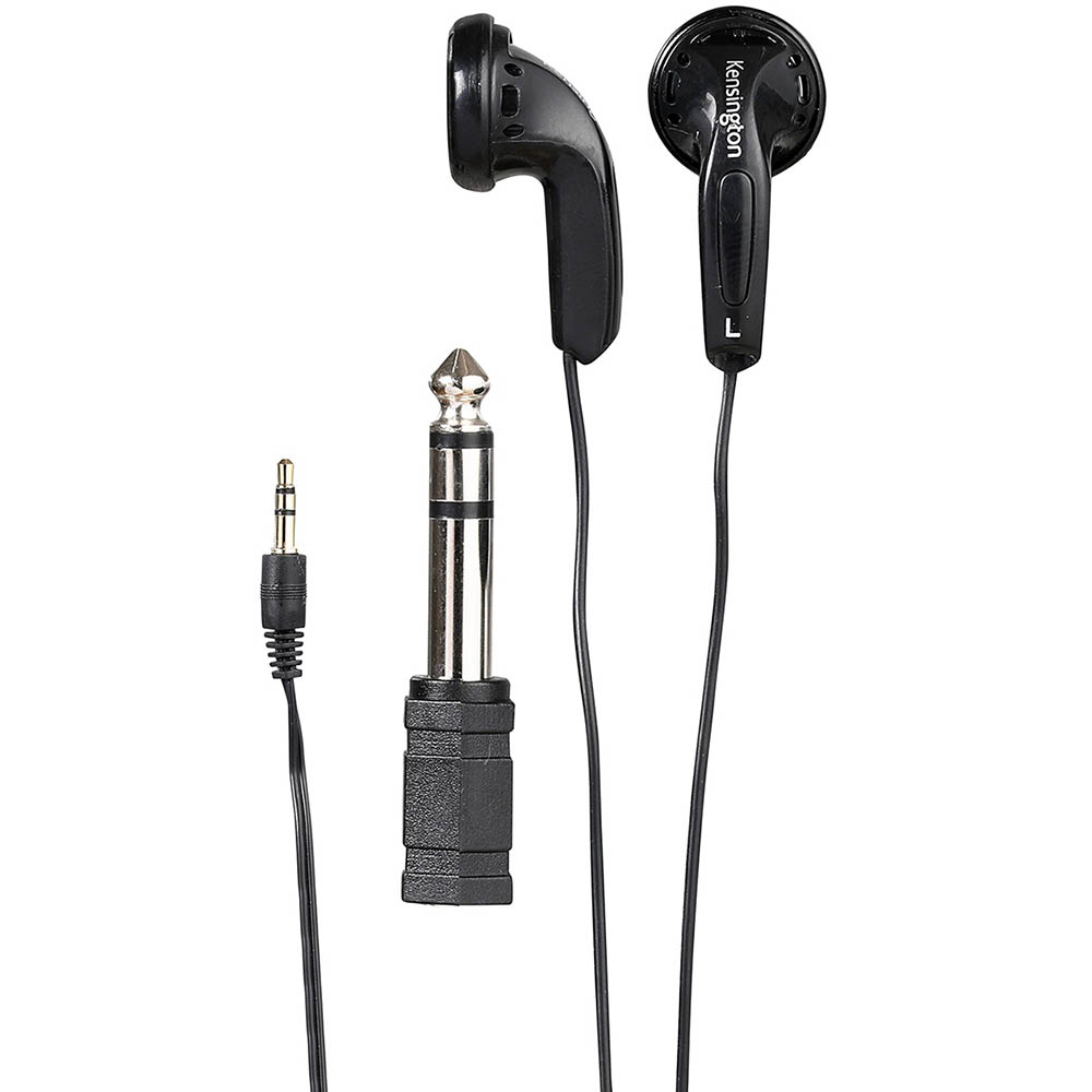 KENSINGTON STEREO EARPHONES BLACK |  | 7102259