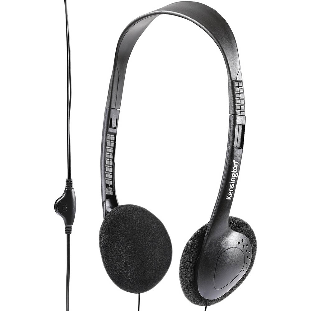 KENSINGTON LIGHT WEIGHT HEADPHONES BLACK |  | 7102257