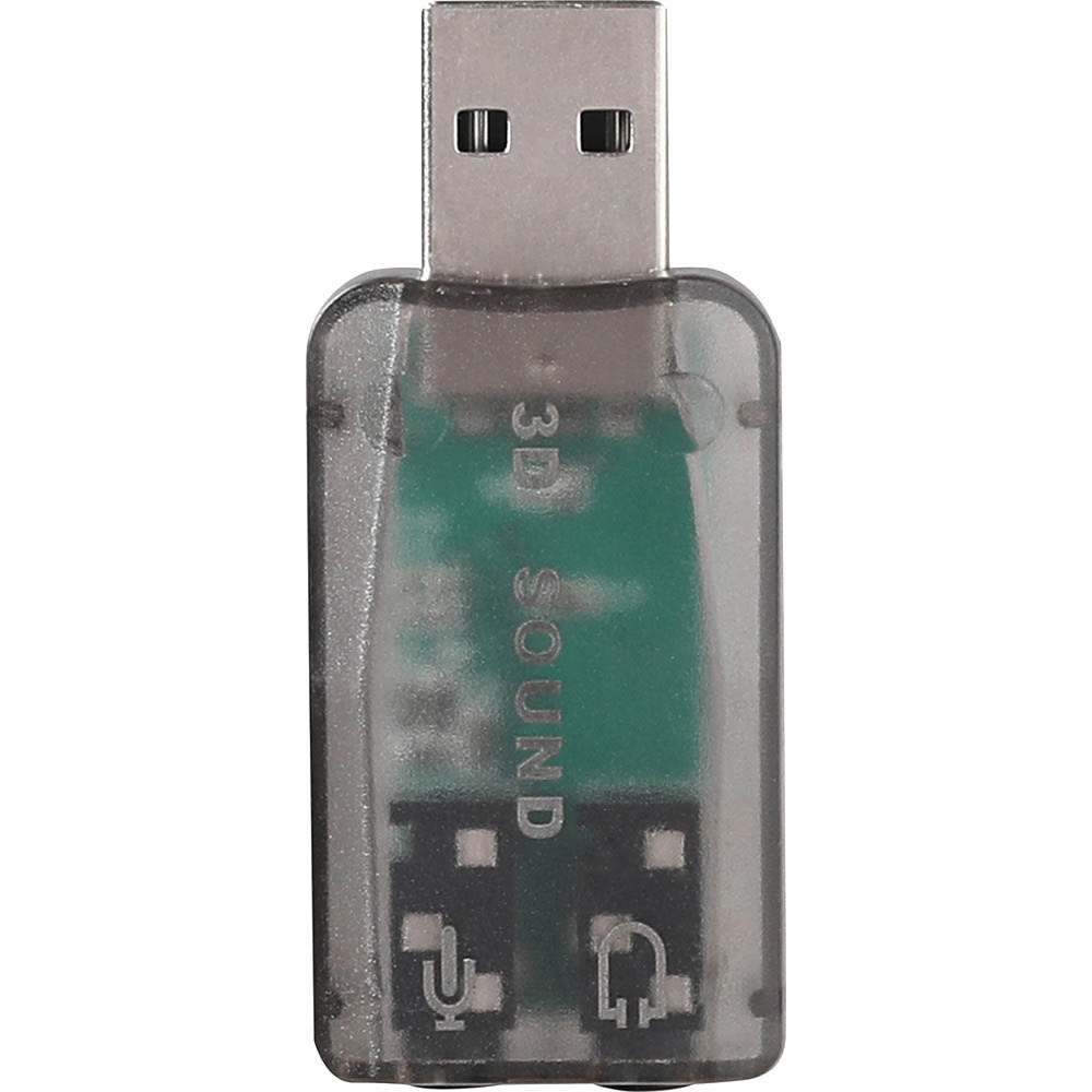 Image for KENSINGTON AUDIO ADAPTER USB-A TO 3.5MM BLACK from York Stationers