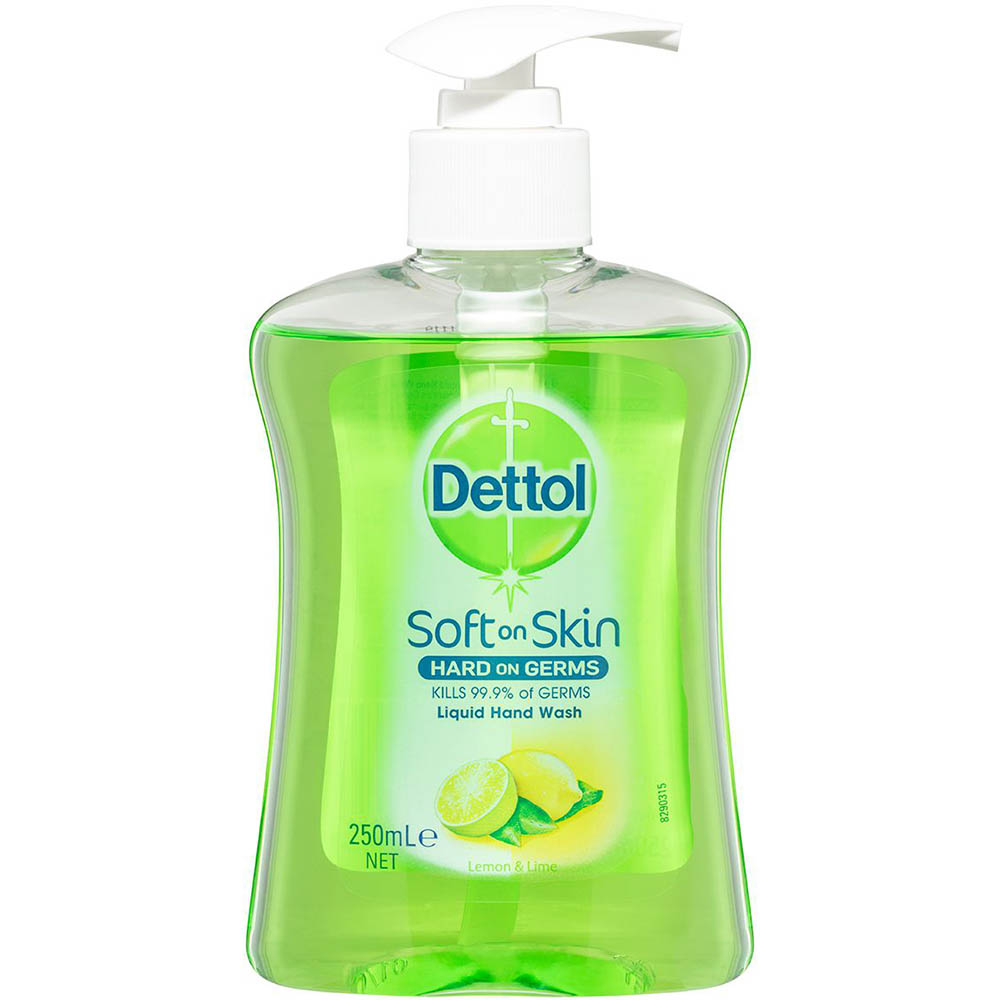 Image for DETTOL LIQUID HAND WASH LEMON AND LIME 250ML PUMP from That Office Place PICTON