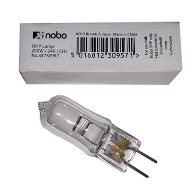 Image for NOBO OHP LAMP A-EHJ SUITABLE FOR ALL 24V/250W CLEAR from Office Fix - WE WILL BEAT ANY ADVERTISED PRICE BY 10%