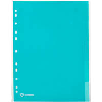 marbig professional antimicrobial divider pp 5-tab a4 blue