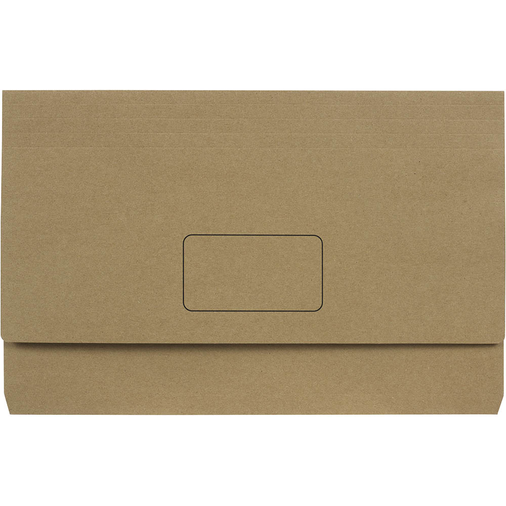 Image for MARBIG ENVIRO DOCUMENT WALLET FOOLSCAP KRAFT PACK 10 from ONET B2C Store