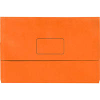marbig slimpick document wallet a3 orange