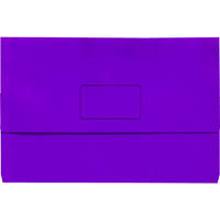 marbig slimpick document wallet a3 purple