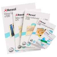 rexel laminating pouch 125 micron a5 clear pack 100