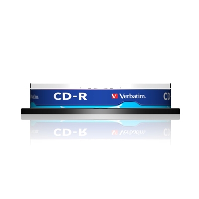 VERBATIM 41846 CD-R DVD JEWEL CASE 700MB 52X COLOURED PACK 10 |  | 7014501i