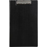 marbig clipfolder pe foolscap black