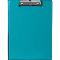 marbig clipfolder pe a4 pale blue