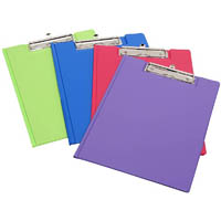 marbig clipfolder pe a4 summer colours assorted