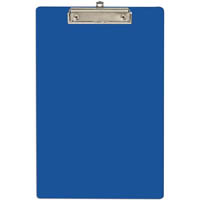 marbig clipboard pe foolscap blue
