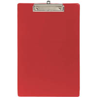 marbig clipboard pe foolscap red