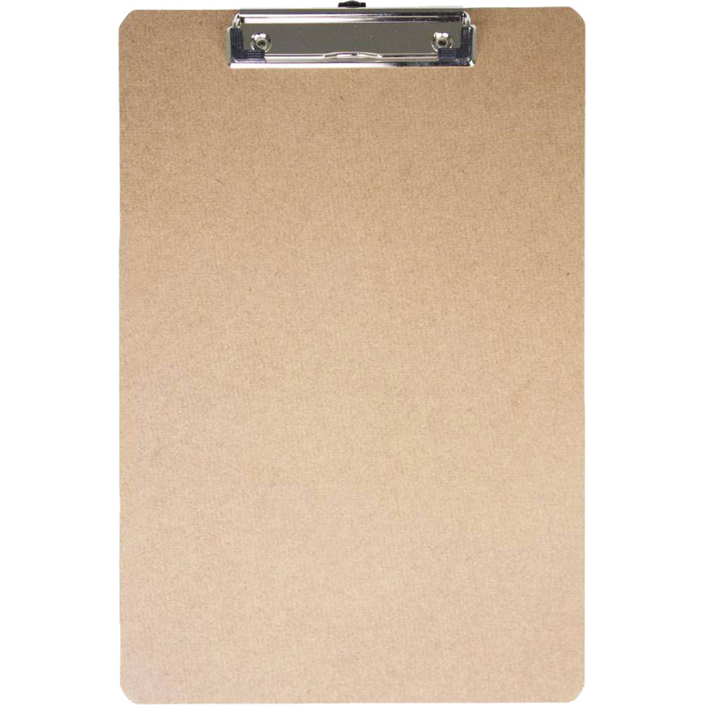 Image for MARBIG CLIPBOARD MASONITE WIRE CLIP FOOLSCAP from Prime Office Supplies