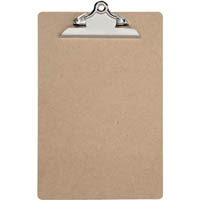 marbig clipboard masonite large clip foolscap