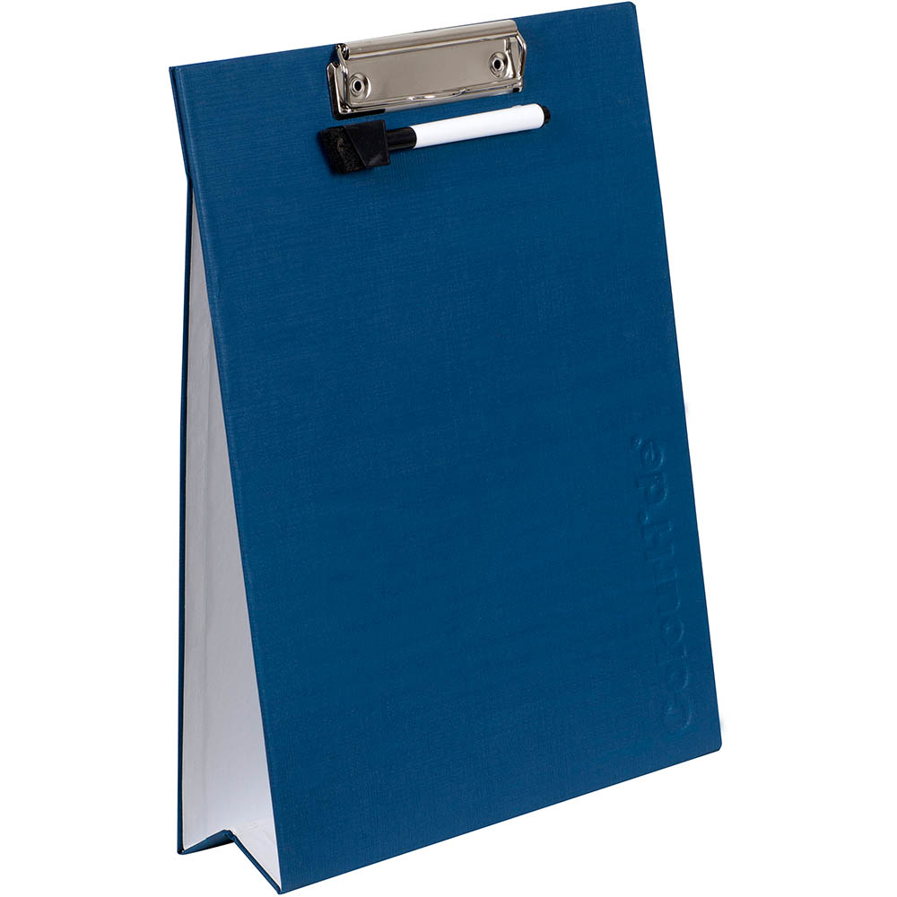 Image for COLOURHIDE CLIPBOARD WITH WHITEBOARD A4 NAVY from Office Heaven