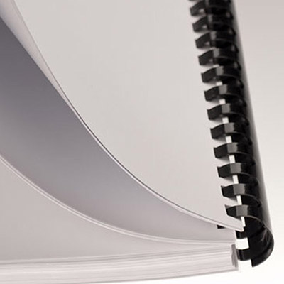 REXEL PLASTIC BINDING COMB ROUND 21 LOOP 50MM A4 BLACK BOX 50 |  | 7012603i