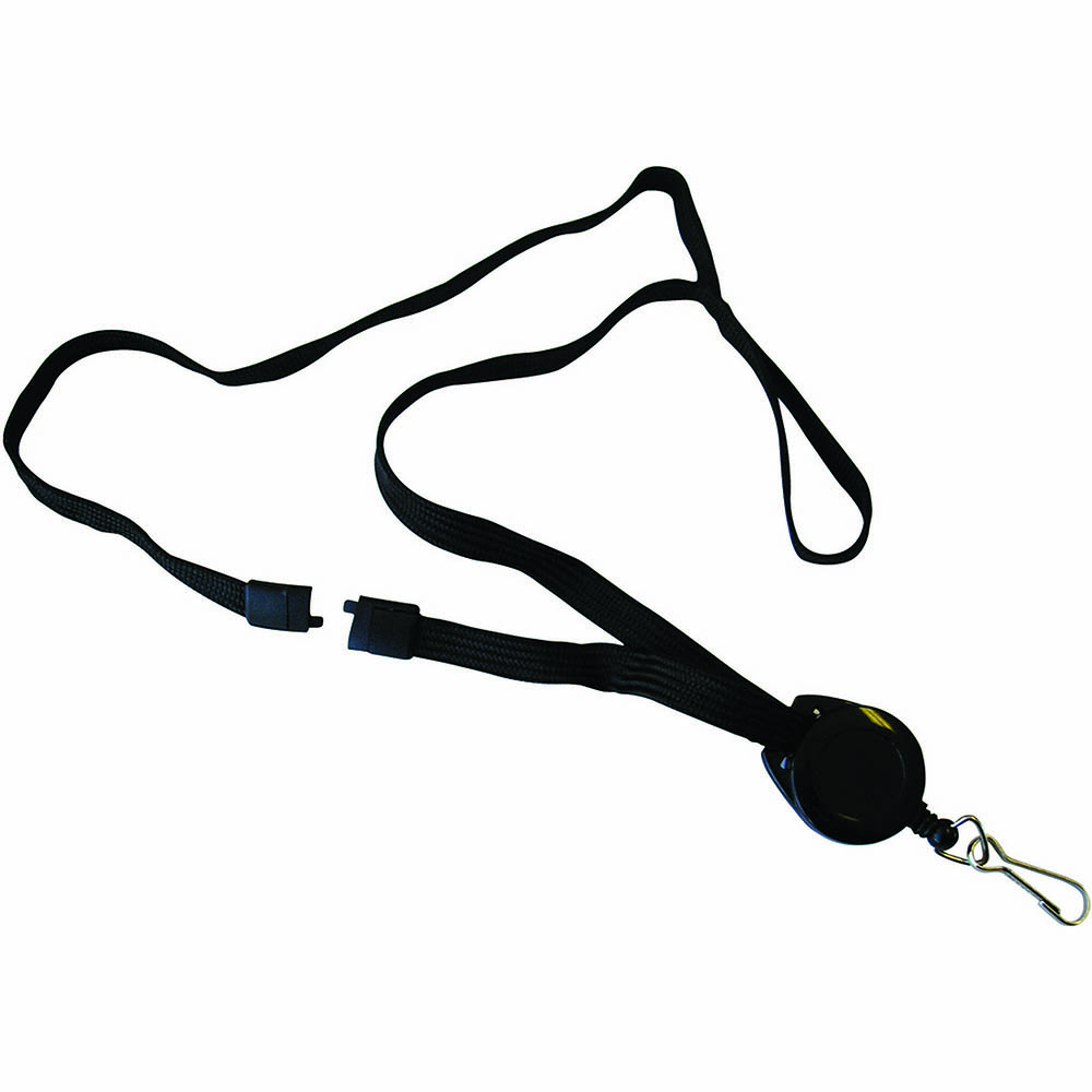 Image for KEVRON ID1021 BREAKAWAY LANYARD AND BADGE REEL PACK 10 from That Office Place PICTON