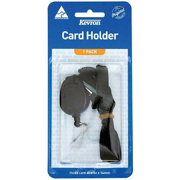 Image for KEVRON ID1013LR ID CARD HOLDER WITH LANYARD from Prime Office Supplies