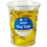 kevron id5 keytags yellow tub 50