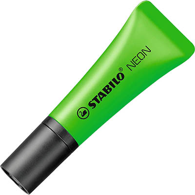 Image for STABILO NEON HIGHLIGHTER CHISEL GREEN from Mitronics Corporation
