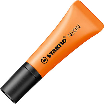 Image for STABILO NEON HIGHLIGHTER CHISEL ORANGE from Mitronics Corporation