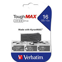 verbatim toughmax usb2.0 flash drive 16gb black