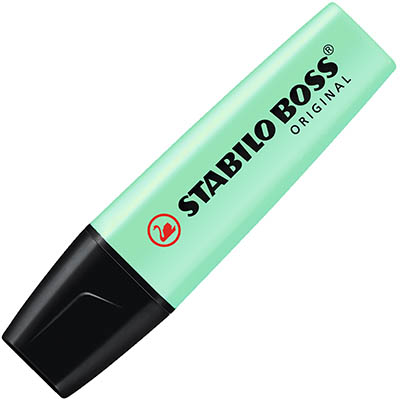 Image for STABILO BOSS HIGHLIGHTER CHISEL PASTEL HINT OF MINT from That Office Place PICTON