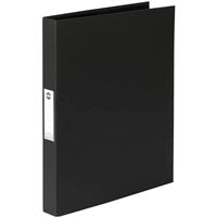 marbig enviro deluxe ring binder pvc 3d 38mm a3 black