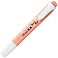 stabilo swing cool highlighter chisel pastel peach