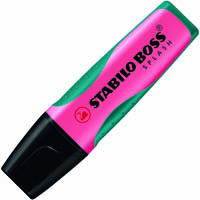 stabilo boss splash highlighter pink box 10