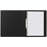 marbig enviro deluxe ring binder pe 2d 25mm a4 black