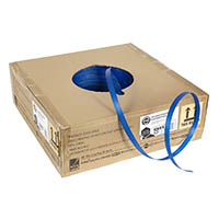 marbig professional polypropylene hand strapping dispenser 12mm x 1000m  blue