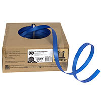 marbig professional polypropylene hand strapping dispenser 19mm x 300m blue