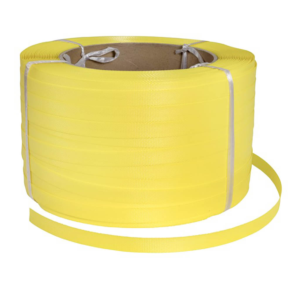 Image for MARBIG HAND STRAPPING DISPENSER 19MM X 700M X .5MM YELLOW from That Office Place PICTON